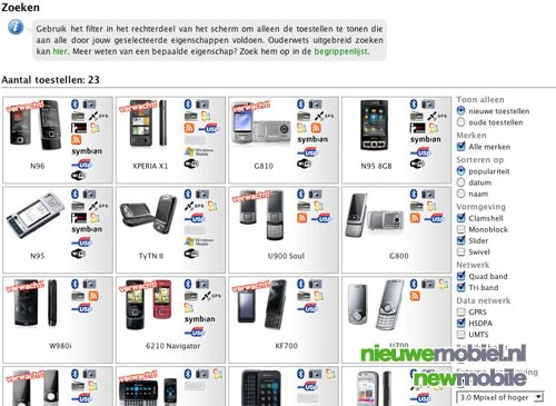 Vernieuwde website van NieuweMobiel.NL brengt verbeterde zoekfunctionaliteit