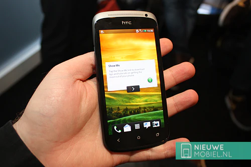 HTC One S in hand