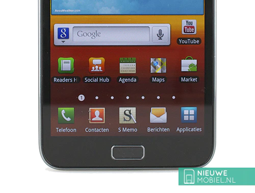 Samsung Galaxy Note detail Samsung Galaxy Note detail