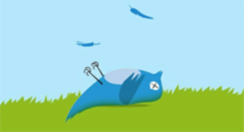 Dead twitter bird