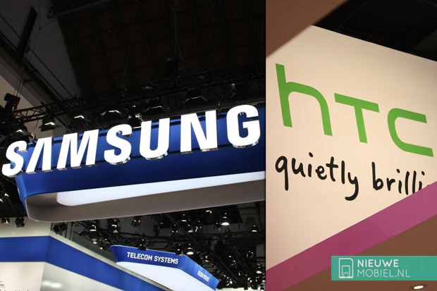 Samsung and HTC booth