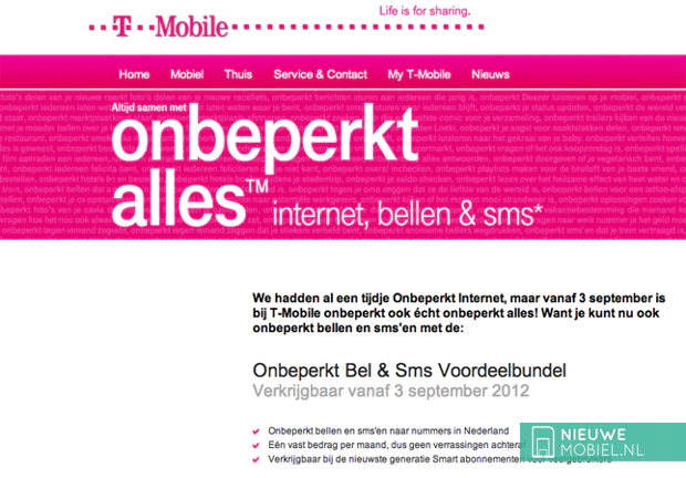 T-Mobile Onbeperkt alles