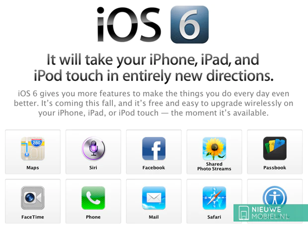 iOS6 overview iOS6 overview