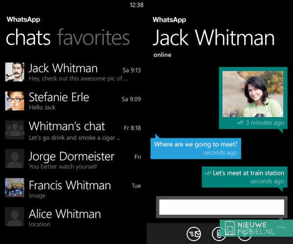 WhatsApp for Windows Phone 8 WhatsApp for Windows Phone 8