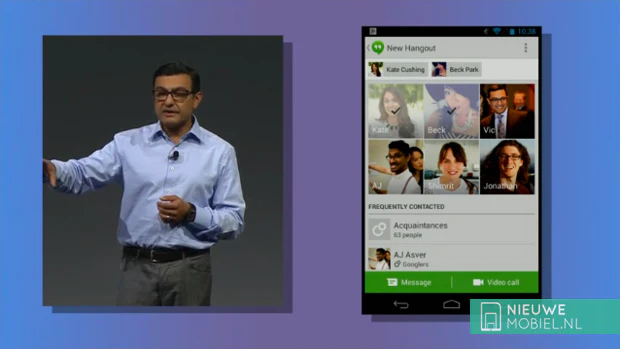 Google verenigt al haar messaging diensten in Hangouts