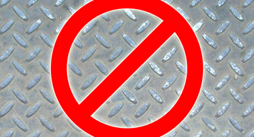 No metal