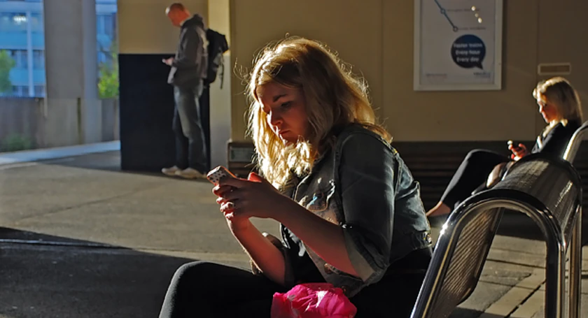 People on the phone