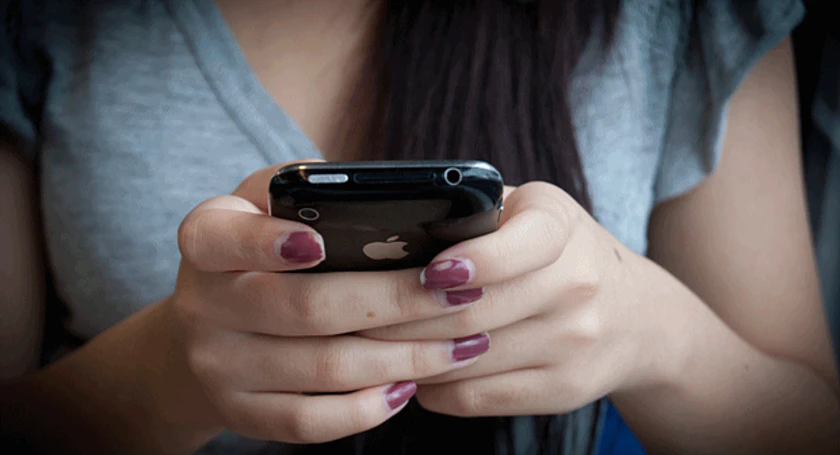 Girl texting