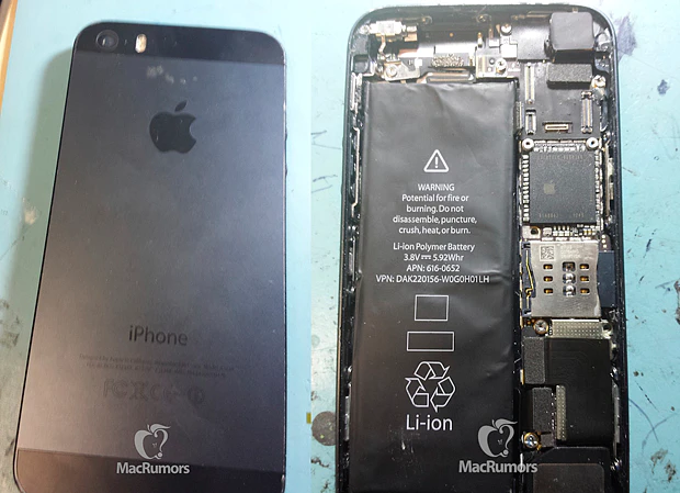 Eerste foto’s van geassembleerde iPhone 5S opgedoken