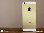 Gold Iphone 5s Mockup Imore Fixed