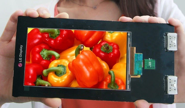 LG toont 5,5 inch display met 2560 x 1440 resolutie