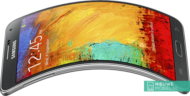 Samsung mogelijk al volgende week met gebogen scherm-mobiel