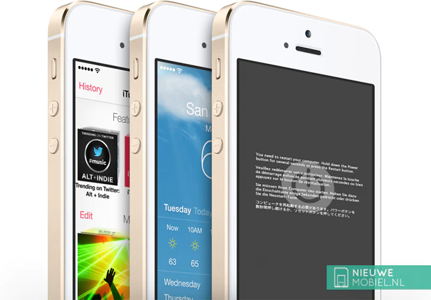 Apps crashen 2x zoveel op Apple iPhone 5S dan vorige modellen