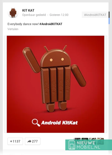 Android 4.4 KitKat teaser