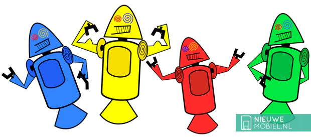 Early Android mascots