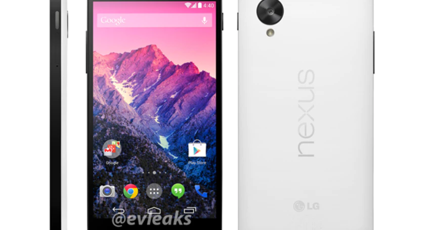 Google nexus 5 white evleaks