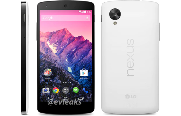 Witte render Google Nexus 5 opgedoken