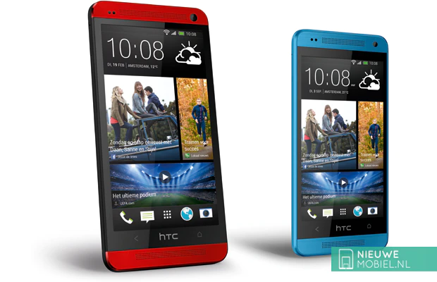 HTC One en One mini nu ook in blauw en rood