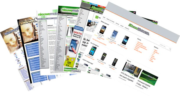 NieuweMobiel.NL gennem årene