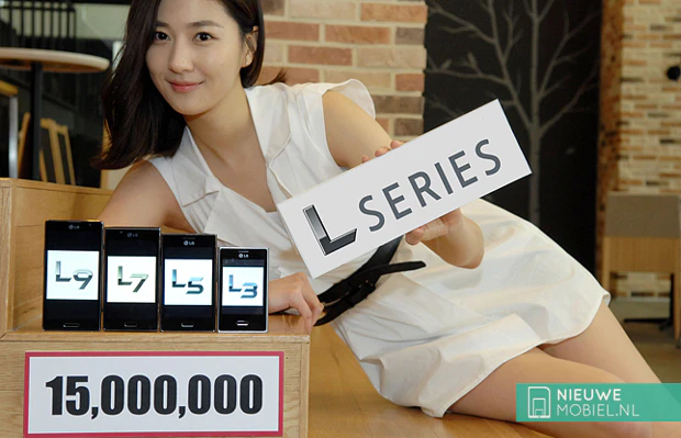 LG Optimus L-serie telefoons al 15 miljoen keer over toonbank