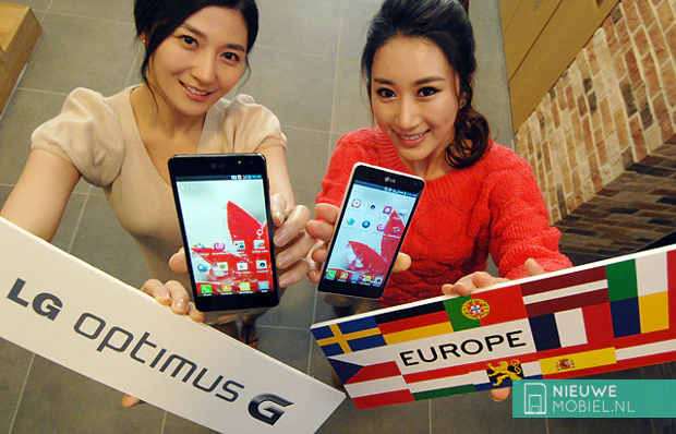 LG Optimus G in april in Nederland
