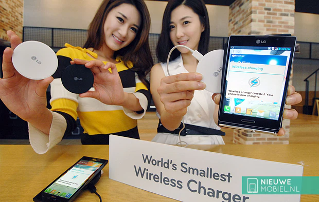 LG kondigt ’s werelds kleinste draadloze oplader aan