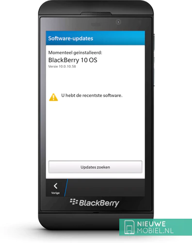 BlackBerry Z10 update