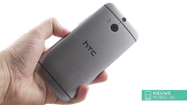 HTC One M8 rear in hands