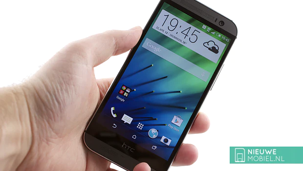 HTC One M8 in hand