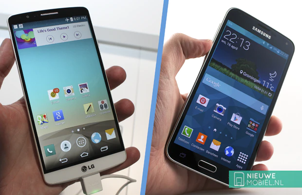 LG G3 and Samsung Galaxy S5