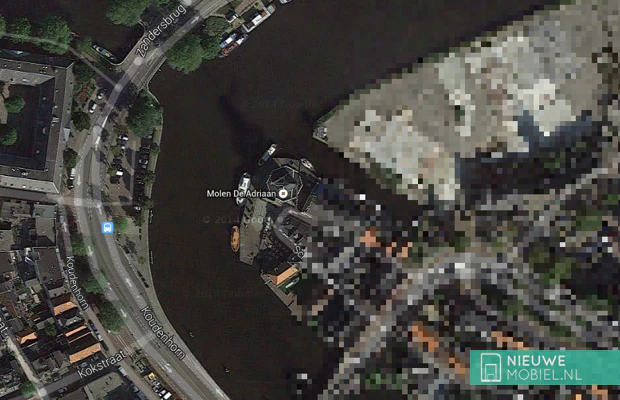 Google Maps pixelize