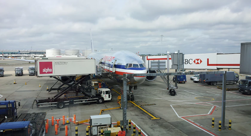 American airlines airplane