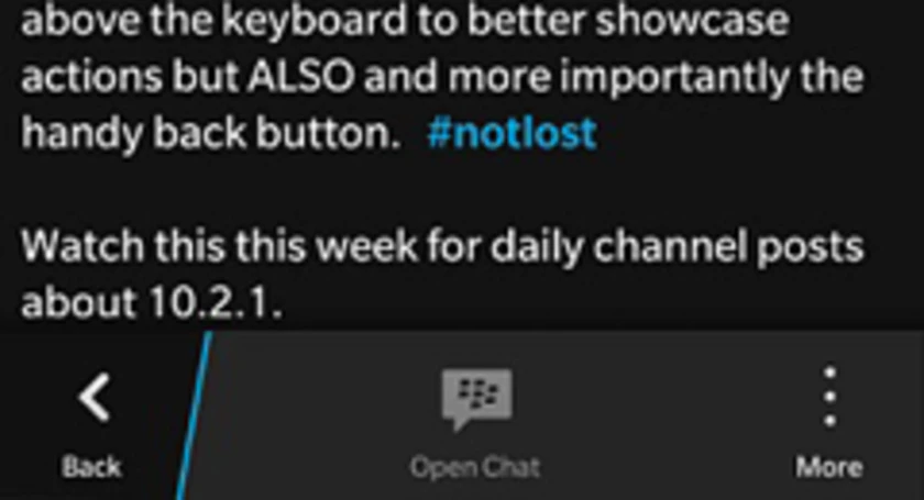 Backbutton blackberry
