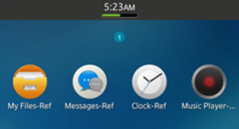 Tizen ui screenshot
