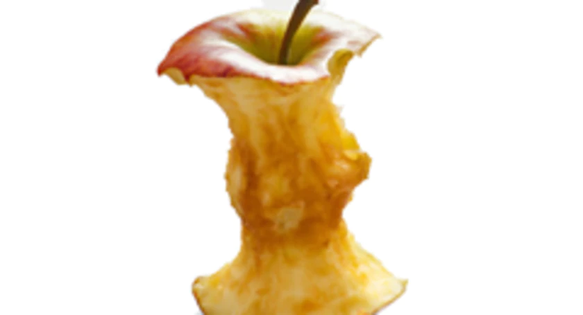 Rotting apple