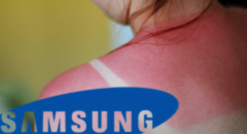 Samsung sunburn