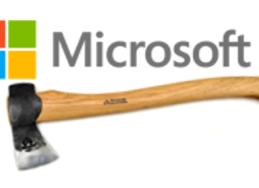Microsoft botte bijl