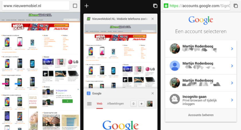 Chrome beta material design