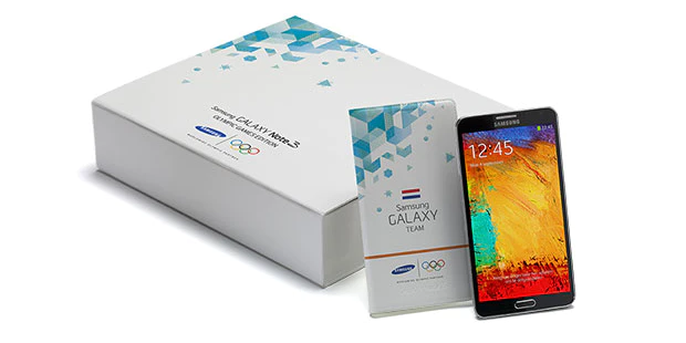 Samsung komt met speciale Olympische-uitvoering Galaxy Note 3