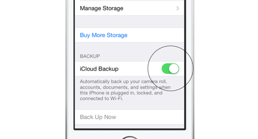 Icloud backup