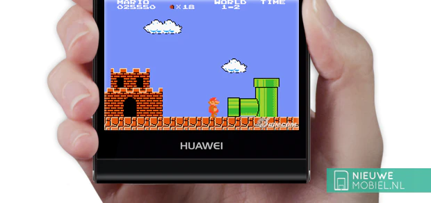 Mario Bros on mobile phone