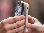 Smartphones Touching