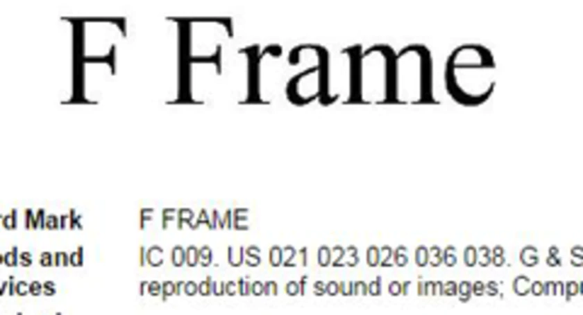 F frame uspto