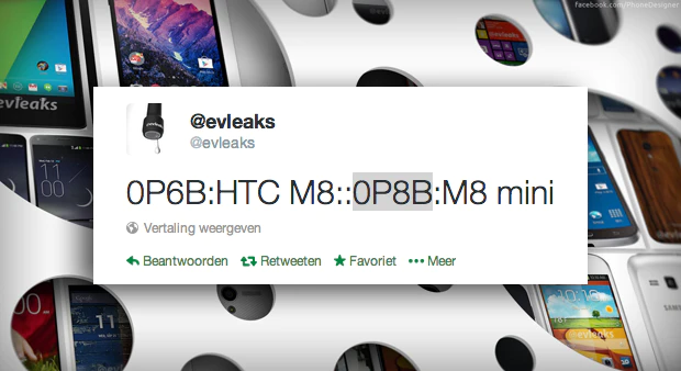 Nog niet aangekondigde HTC M8 krijgt mini-uitvoering