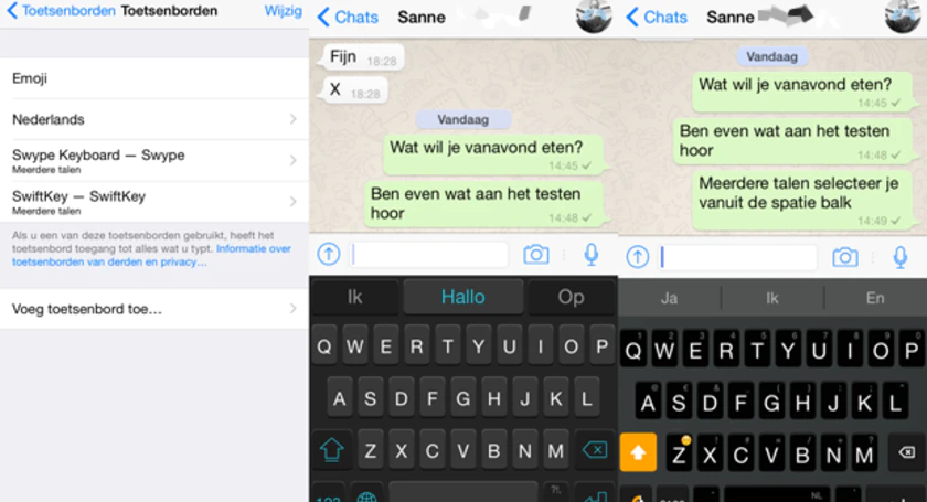 Swype swiftkey nl