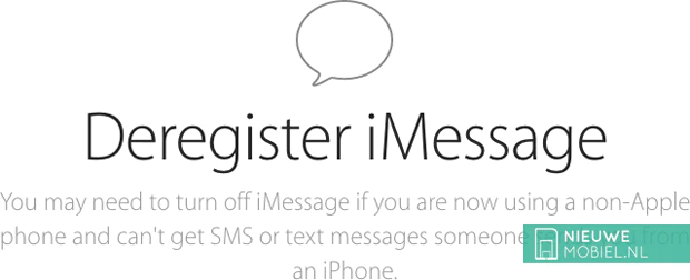 Apple lanceert iMessage-afmeldtool voor oud-iPhone-gebruikers