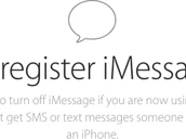 Deregister Imessage Apple