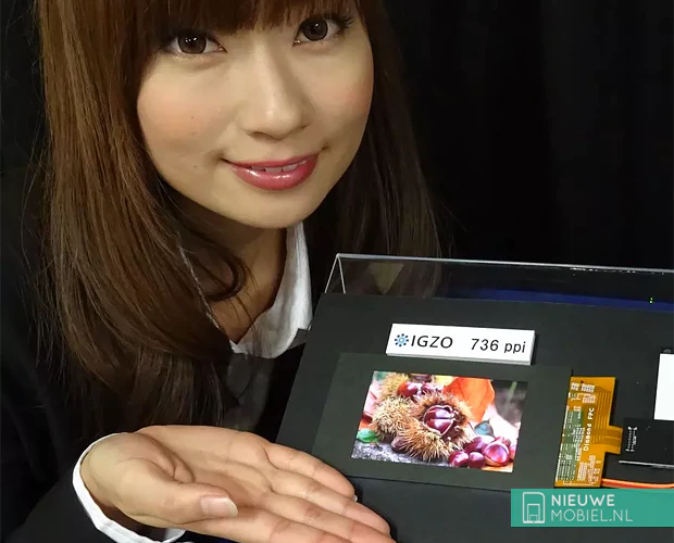 Sharp heeft beeldscherm met 2K-resolutie op 4,1 inch formaat