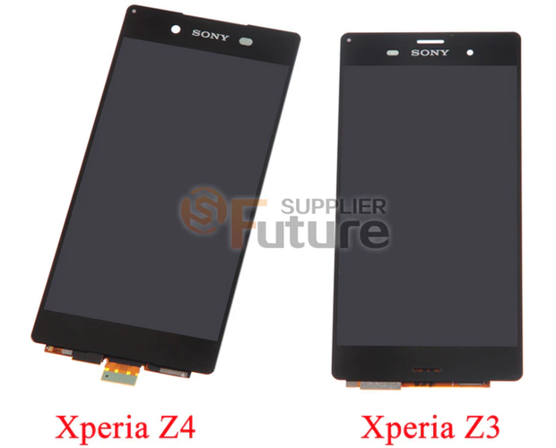 Schermpaneel vermeende Sony Xperia Z4 op de foto