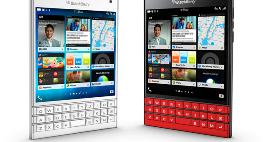 Blackberry passport white red